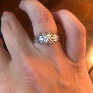 Tiffany and Co signature X ring